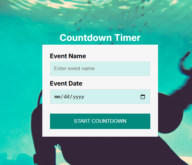 CountDown Timer App